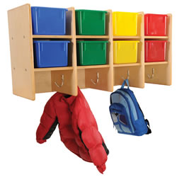 Carolina Line 4 Section Wall Locker
