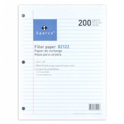 Image of Notebook Filler Paper - 200 Sheets