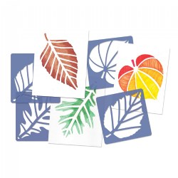 Image of Perfect Leaf Stencil Set 8" - 12 Pieces