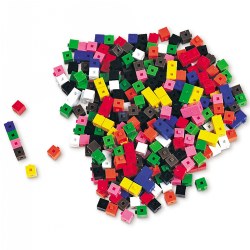 Image of Interlocking Gram Unit Cubes - 1,000 Pieces