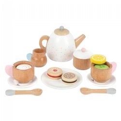 Image of Wooden Complete Tea Party Playset