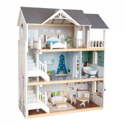 Image of Iconic Complete Doll House Playset with Furniture