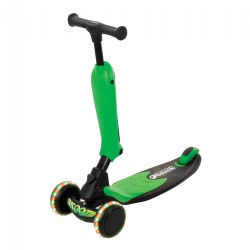 Image of Skootie 2-in-1 Ride-On and Scooter - Neon Green
