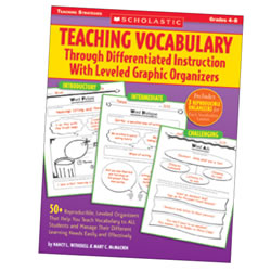 Teaching Vocabulary Through Differentiated Instruction With Leveled Graphic Organizers
