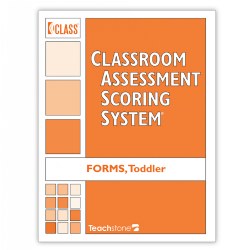 Available in packages of 10 booklets, each with 6 observation sheets and 1 scoring summary sheet, these are the forms needed to conduct the Classroom Assessment Scoring System® (CLASS® ) Toddler observation. These forms are a part of CLASS®, the bestselling classroom observational tool that measures interactions between children and teachers -- a primary ingredient of high-quality early educational experiences. With versions for toddler programs, PreK, and K-3 classrooms, the reliable and valid CLASS® tool establishes an accurate picture of the classroom through brief, repeated observation and scoring cycles and effectively pinpoints areas for improvement. Set of 5 booklets with 8 pages each.