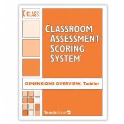 This tri-fold laminated sheet is a handy reference for users of the popular CLASS® Toddler observation tool. Available in convenient packages of 5, this sturdy quick-sheet shows evaluators what to look for while observing each of the 8 CLASS® Toddler dimensions and scoring the tool. This product is part of CLASS®, the bestselling classroom observational tool that measures interactions between children and teachers -- a primary ingredient of high-quality early educational experiences. With versions for toddler programs, PreK, and K-3 classrooms, the reliable and valid CLASS® tool establishes an accurate picture of the classroom through brief, repeated observation and scoring cycles and effectively pinpoints areas for improvement. Set of 5.
