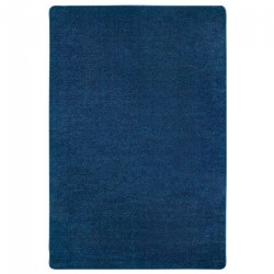 Image of Mt. St. Helens Solid Color Carpet - Blueberry Blue - 4' x 6' Rectangle