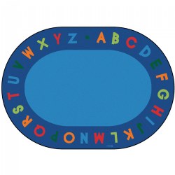Image of Alphabet Circletime - 8'3" x 11'8" - Oval