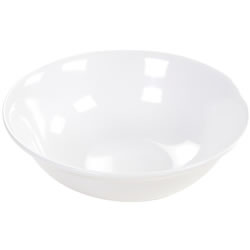 Image of 57 oz. White Footed Serving Bowl - Single