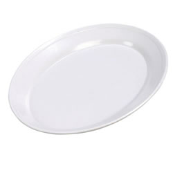 Image of White Oval Serving Platter