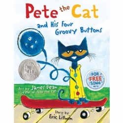 Image of Pete the Cat and His Four Groovy Buttons - Hardback