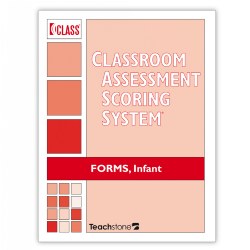 Each booklet contains 6 observation sheets, 1 scoring summary sheet, and 8 note-taking pages, these are the forms needed to conduct the Classroom Assessment Scoring System® (CLASS) Infant observation. These forms are part the infant version of the trusted, widely used CLASS® tool, the bestselling classroom observation tool that CLASS® Infant tool was developed for use with children from birth to 18 months and assesses 4 dimensions of teacher-child interactions: relational climate, teacher sensitivity, facilitated exploration, and early language support. Set of 5.