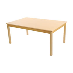 Image of Carolina Laminate 30" x 48" Rectangle Tables In Varied Heights - Seats 6