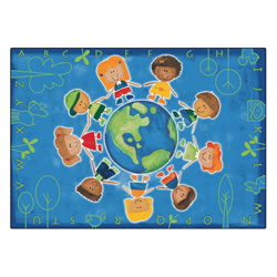 Image of Give the Planet a Hug Carpet - Rectangle