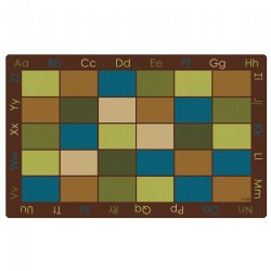 Image of Nature's Colors Seating - 30 Squares - 8'4" x 13' Rectangle