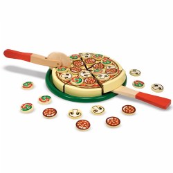 Image of Wooden Pizza Party Set