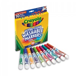 Image of Crayola(r) 10-Count Bold Colors Washable Markers - Single Box