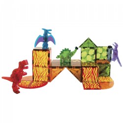 Image of Magna-Tiles® Dino World - 40 Piece Set