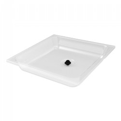 Image of Clear Tray with Plug - 5" H