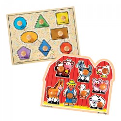 Image of Jumbo Knob Puzzles - Set of 2