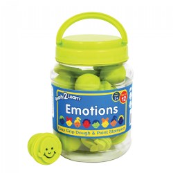 Easy Grip Emotion Stampers - 12 Pieces