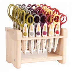 Image of Classroom Craft Scissors and Holder - 30 Scissors