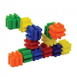 Image of Large Connecting Cubes Manipulative Set - 48 Pieces