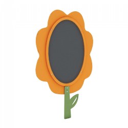 Image of Fence Easel - Orange Petunia