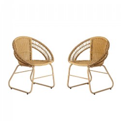 Image of Children's Washable Wicker Chair - Set of 2