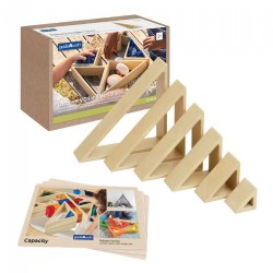 Discovery Triangles - Natural - 6 Pieces