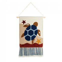 Image of Turtle Woven Tapestry