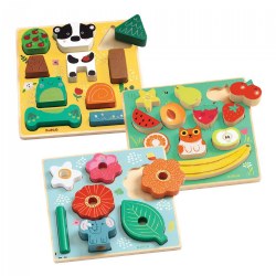 Image of Wooden Puzzle & Stacking Games