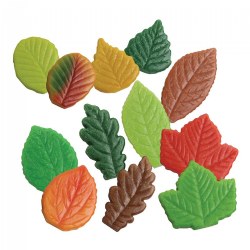 Image of Sensory Play Stones: Leaves - 12 Pieces