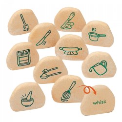 Sensory Play Stones: Mud Kitchen Process -  10 Pieces