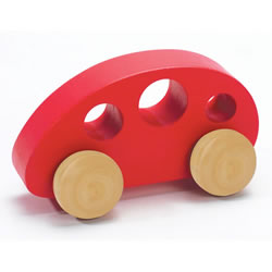Image of Toddler Wooden Little Red Mini Van