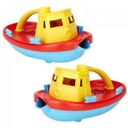 Image of Eco-Friendly Scoop® and Pour Tug Boats - Set of 2