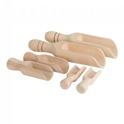 Wooden Scoops - Set of 6