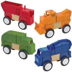 Image of Block Mates Construction Vehicles Themed Exploration Set