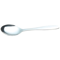 Image of Polished Stainless Steel Serving Spoons - Set of 4