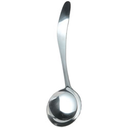 Image of Polished Stainless Steel Ladle - Set of 4
