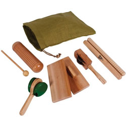 Image of Basic Natural Wooden Instrument Set