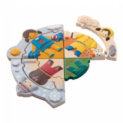 Image of Weather Dress Up Puzzle - 12 Pieces