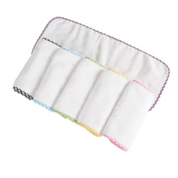 Image of Terry Burp Cloths - Set of 6