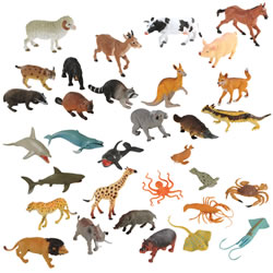 Image of Wildlife Animals Collection - Set of 32