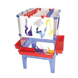 Image of Toddler 4-Station Space Saver Easel