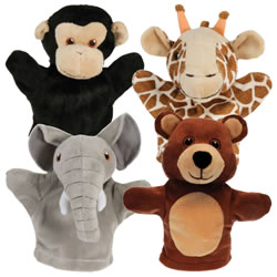 Image of Tiny Friends Zoo Puppets - Set of 4