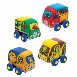 Image of Pull-Back Construction Vehicles - Set of 4