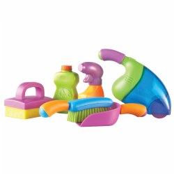 Image of Clean It! 6 Piece Dramatic Play Cleaning Set