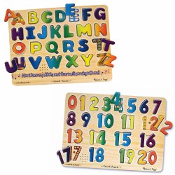 ABC & Numbers Sound Puzzles - Set of 2