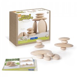 Image of Wood Stackers: River Stones - 20 Pieces